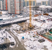 Ход строительства дома 4 в ЖК Респект -