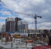 Ход строительства дома 25, ГП-72.107 в ЖК Мириады -