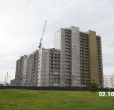 Ход строительства дома 47-01 в ЖК Время -