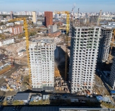 Ход строительства дома 3,4 в ЖК Лето на Титова -