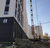 Ход строительства дома 6 в ЖК Лугометрия -