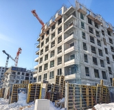 Ход строительства дома корпус 3 в ЖК Счастье в Кольцово -