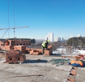 Ход строительства дома Литер 22 в ЖК Свой Берег -