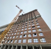 Ход строительства дома 1 в ЖК Парк Маяк -