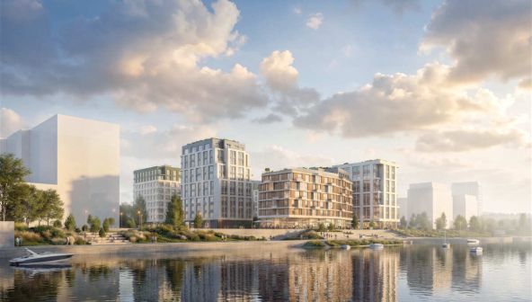 ЖК «Левел Волга» на набережной Гребного канала