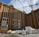 Ход строительства дома Литер 35 в ЖК Самолет -