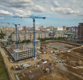 Ход строительства дома 2.1 в ЖК Клевер -