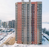 Ход строительства дома 39 в ЖК Живи! в Рыбацком -