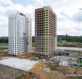 Ход строительства дома 1, 1 этап в ЖК Дыши -