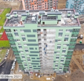 Ход строительства дома 103, корпус 2, участок 63 в ЖК Зеленый квартал на Пулковских высотах -