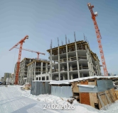 Ход строительства дома 4 к1, ГП-13 (2 этап) в ЖК Айвазовский (Айвазовский City) -