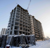 Ход строительства дома 12 в ЖК Прео-8 -