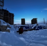 Ход строительства дома 4 в ЖК Окская Стрелка -