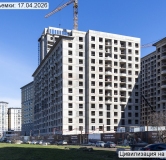 Ход строительства дома 9, корпус 1 в ЖК Цивилизация на Неве -