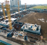 Ход строительства дома 1.1 в ЖБотаника -