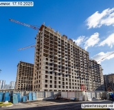 Ход строительства дома 9, корпус 2 в ЖК Цивилизация на Неве -