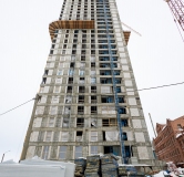 Ход строительства дома № 40, корпус 1.1.5 (Благовещенские башни) в СТАТУС на Черниговской от GloraX -