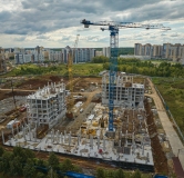 Ход строительства дома 2.1 в ЖК Клевер -
