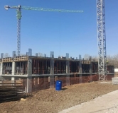 Ход строительства дома 1 в ЖК Феномен Будущего (Гвардейский) -