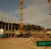 Ход строительства дома № 1.4 в ЖК Плодово-Ягодный -