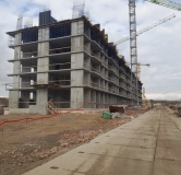 Ход строительства дома Позиция 5.2 в ЖК Октябрь парк -