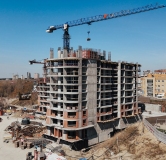 Ход строительства дома 3, секция 1-4 в ЖК Беринг -