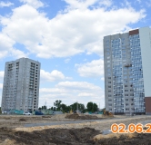 Ход строительства дома Позиция 9 в Микрорайон Черемушки -