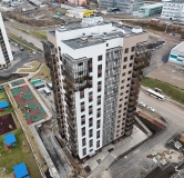 Ход строительства дома № 1 в ЖК Кедр -