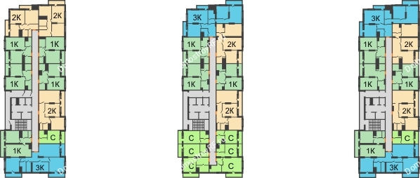 ЖК Космолет - планировка 4 этажа