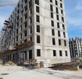 Ход строительства дома № 1 в ЖК По ул. Спортивная -