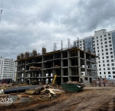 Ход строительства дома 3 в ЖК Автозаводец -