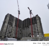 Ход строительства дома 2 в ЖК Рассвет -