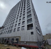 Ход строительства дома 1 в ЖК Уникум на Амирхана -